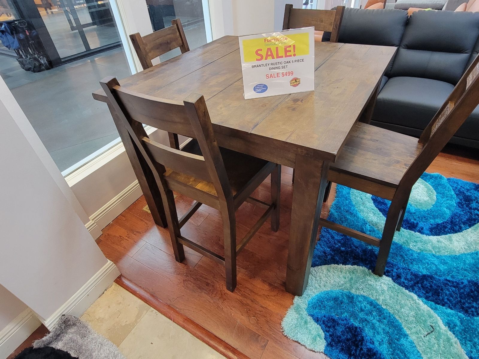 Brantley counter Heights dining room table with chairs, $499 with easy finance