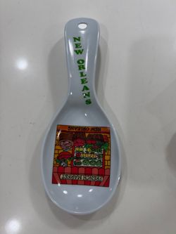New Orleans kitchen utensil spoon holder