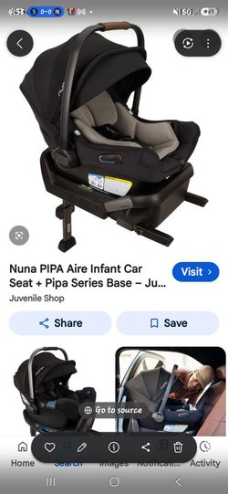 Nuna baby seat and supportive base for vehicles
