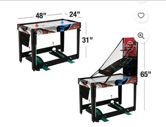 Multi Game, Basketball, Air Hockey, Suction Cup Darts and more