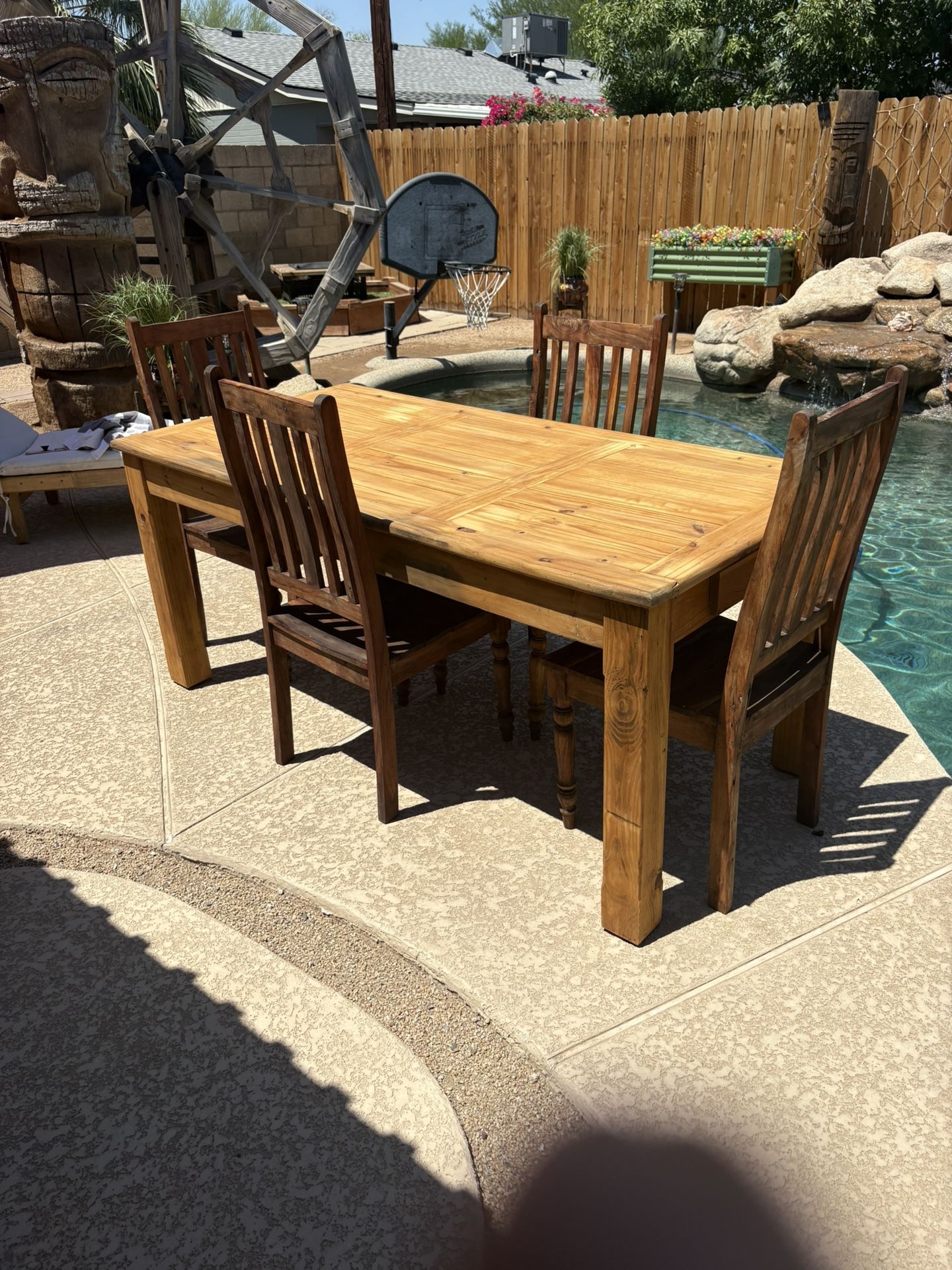 Rustic Dining Table Set