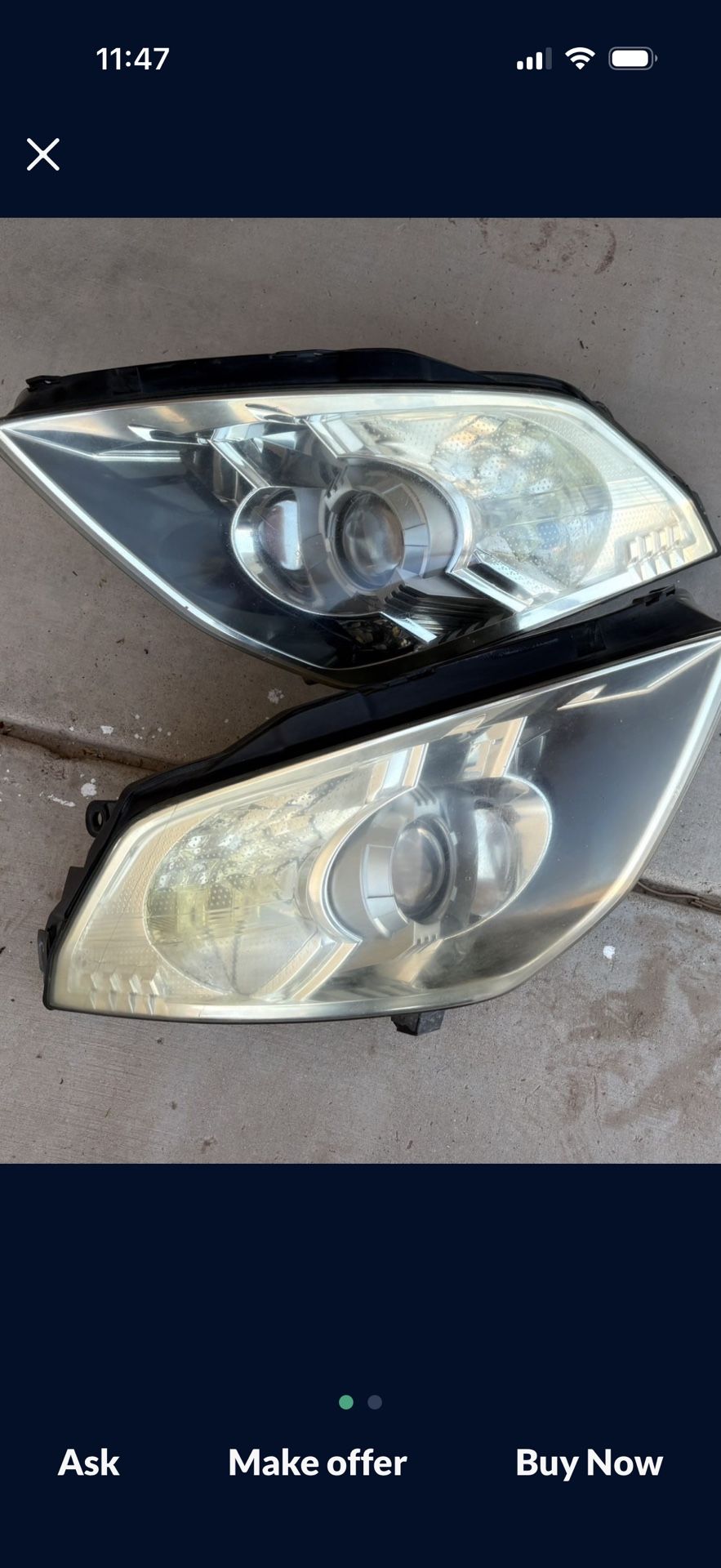 350z OEM Headlights