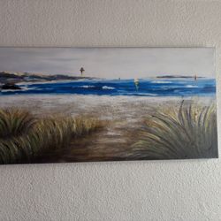 Beach Painting Pier 1