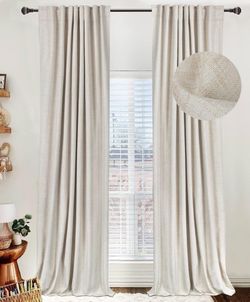 Linen Blackout Curtain Panels