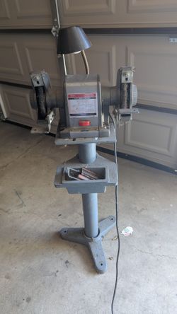 1/2 HP bench grinder with stand