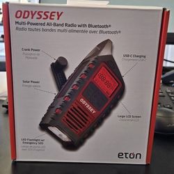 Eton ODYSSEY Multi-Powered All-Band Radio with Bluetooth