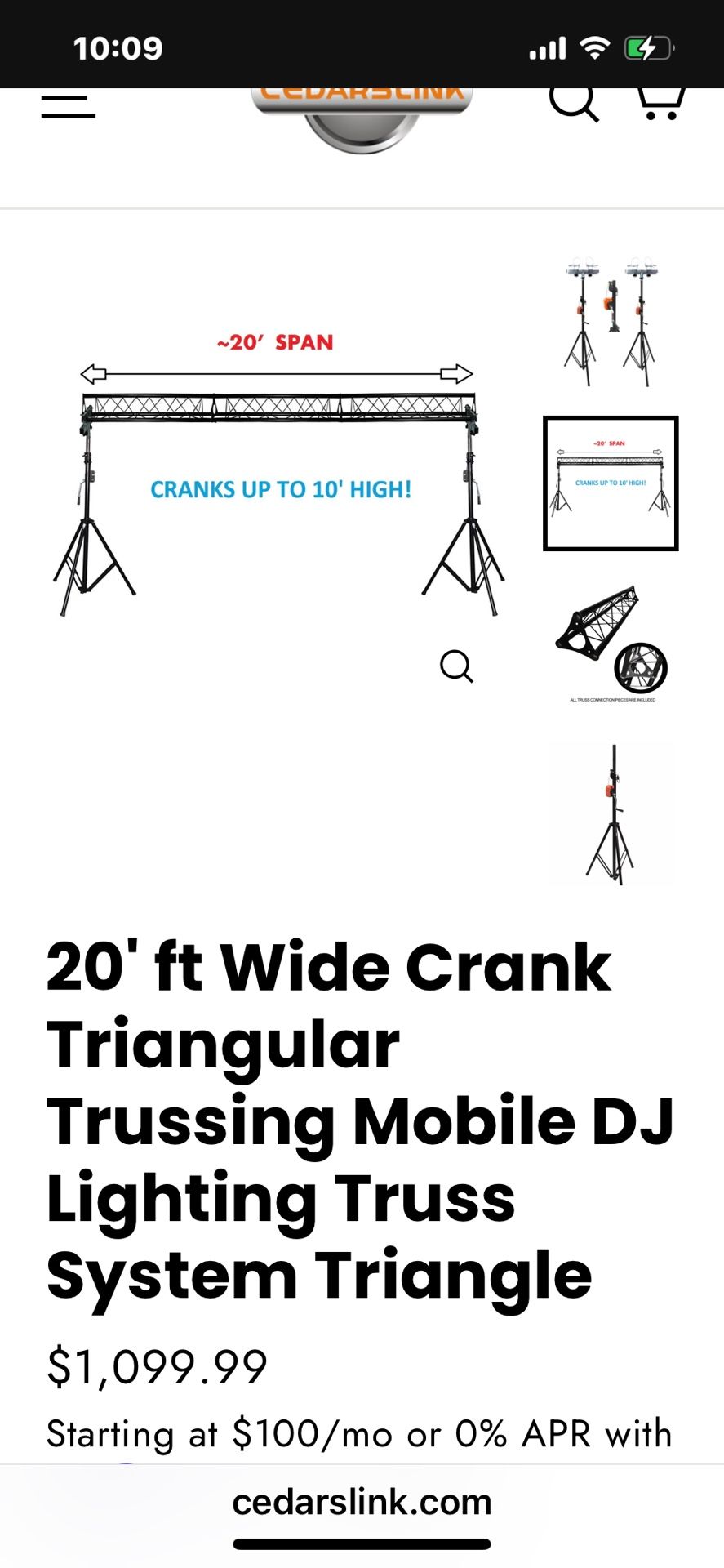 Truss & Crank Stands 