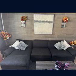 Black Couch With Chaise