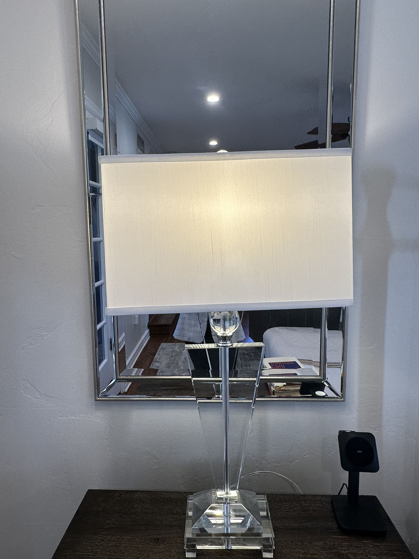 2 Crystal bedside Lamps