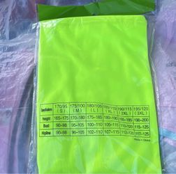 Neon Yellow High-Visibility Clothing Item