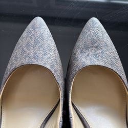 Michael Kors MK Logo Heels (size 7.5) – Brown Monogram Pumps