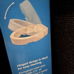 Carex Hinged Toilet Seat Riser – 3.5” Lift – $20