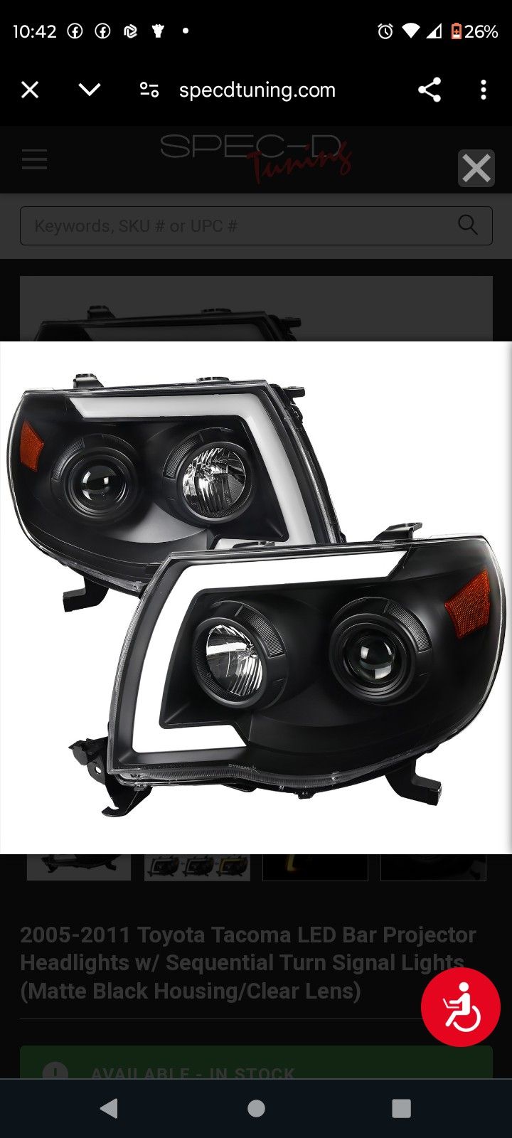 Spec-D Tuning Projector Led Headlights