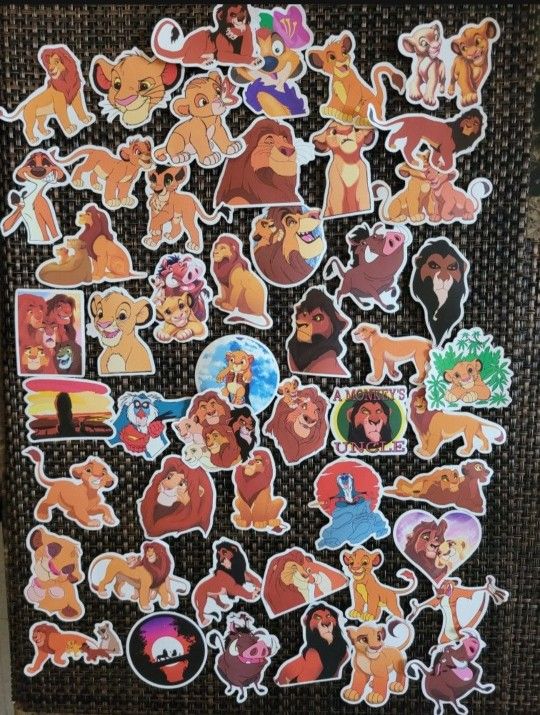 50PCS The Lion King Stickers