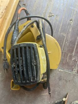 Yellow Electric Circular Saw