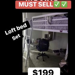 MOVING ASAP LOFT BEDROOM SET