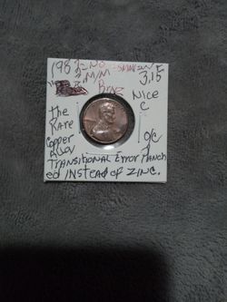 🇺🇸"A Lincoln Penny."(1982="P"-small) Wt:3.15=Brnz.