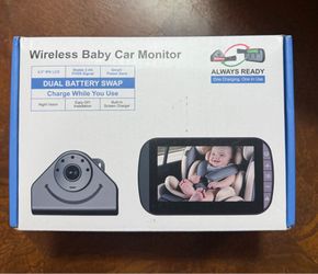 Wireless Baby Car Monitor HD Display