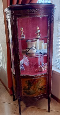 French Louis XV Style Curio Cabinet