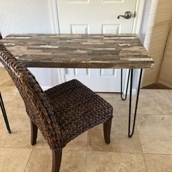Rustic Modern Writing Desk Table