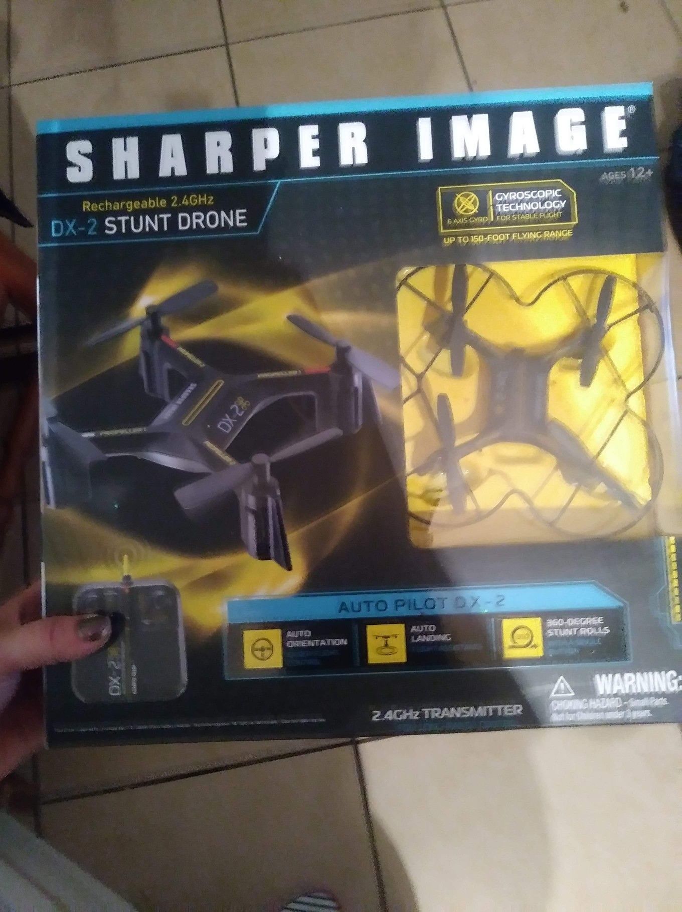 SHARPER IMAGE STUNT DRONE BRAND NEW IN BOX