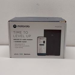 MOTOROLA MG8725 DOCSIS 3.1 AX6000 WIFI 6 2 IN 1 CABLE MODEM ROUTER LN