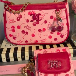 Juicy couture Wrislet with wallet set