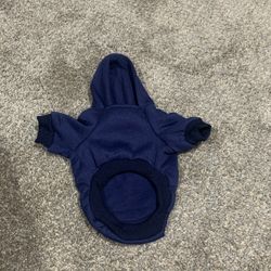 blue puppy hoodie