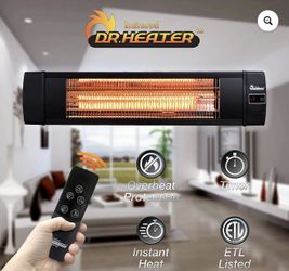 Dr. Heater Infrared Indoor/Outdoor Patio Heater, 1500 Watt, Model# DR-238