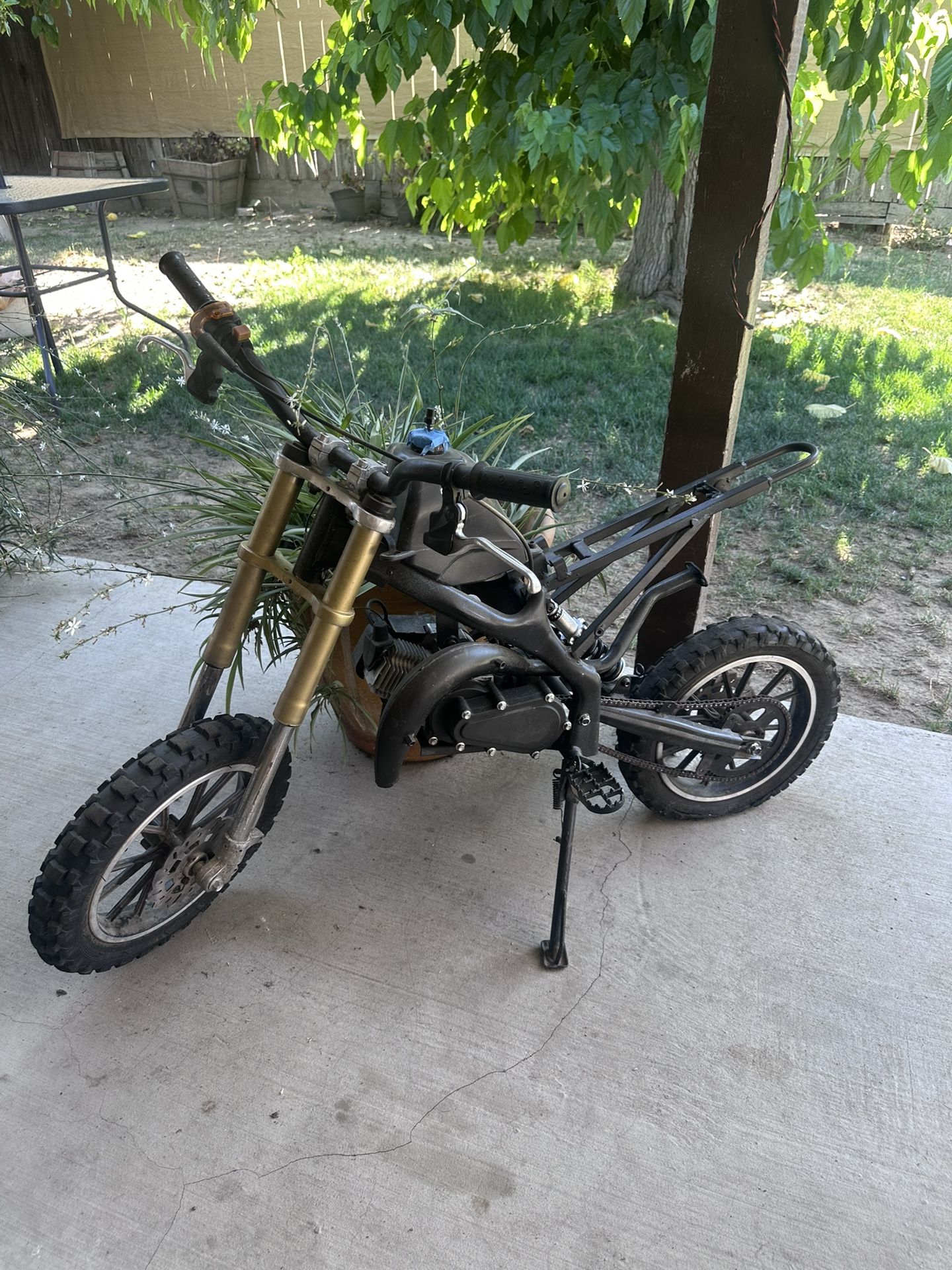 Dirt Bike Needs Tires And Plastics Covers