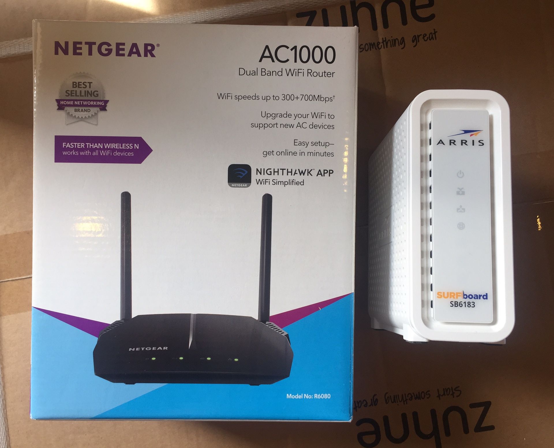 Netgear Wireless Router + ARRRIS Modem