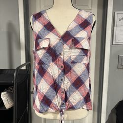 Rock & Republic Plaid Top