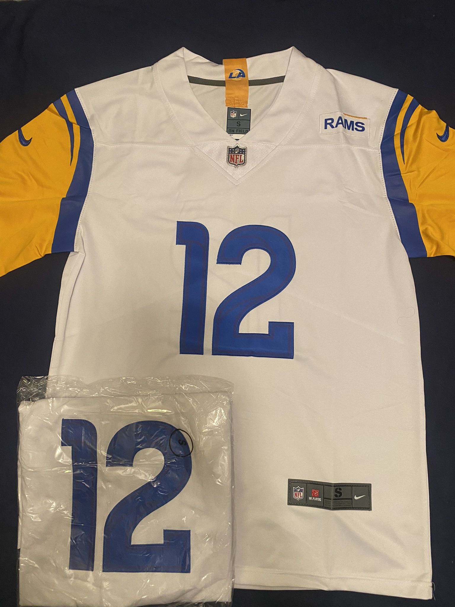 Men's Los Angeles Rams Puka Nacua White Jersey π