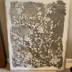 Canvas Pussywillow Print