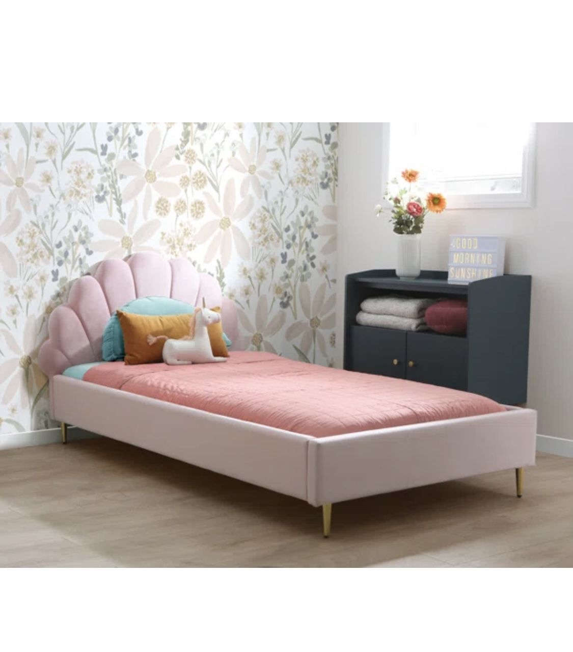Mermaid Girl Alana Seashell Twin Bed Frame Brand New In Box