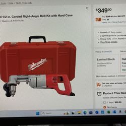 New Milwaukee Right Angle Drill