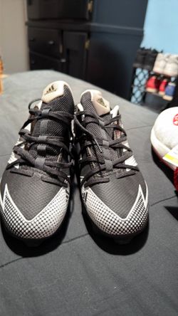 Adidas Three Stripe Life Cleat Bb/sb Cleats Black Senior 7