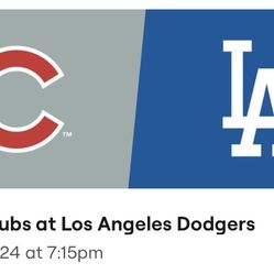 Dodgers Vs Cubs