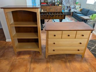 Ragazzi fine furniture dresser and bookshelf