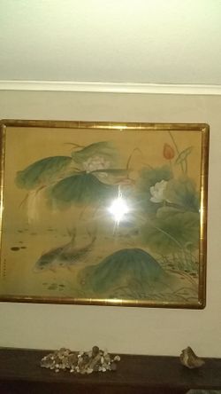 Golden carp&lotus by tai ling