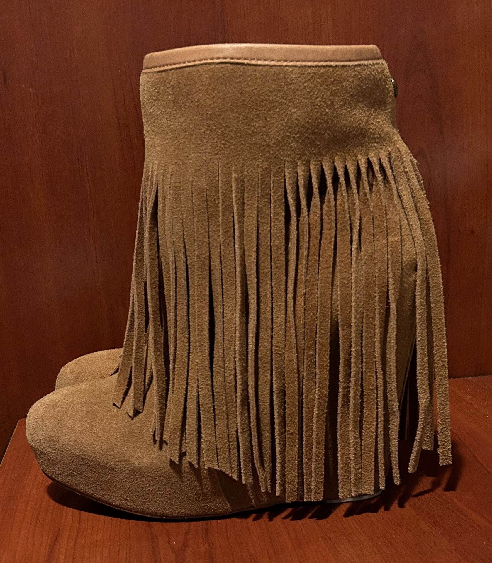 Koolaburra Veleta Fringe Wedge Boot