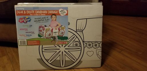 Color&create cardboard carriage