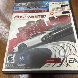 Need For Speed Most Wanted Play Station 3