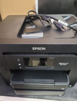 Like New Epson WorkForce Pro WF-4730 all-in-one printer! A true office level printer! Network via WiFi or Ethernet! Built in fax modem! Scans/prints d