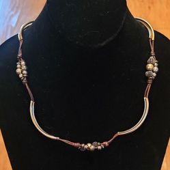 Lizzy James Paris Silver Plated Necklace 