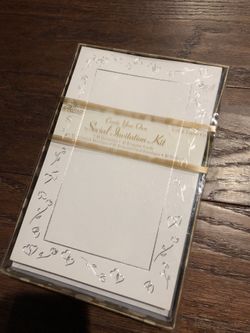 New $10 invitation kit