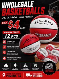 Wholesale Jugana Indoor/Outdoor Basketballs - $4 Each (Min. 12 PCS)