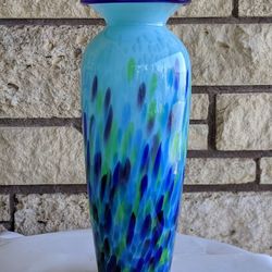 Handblown Glass Eye Vase