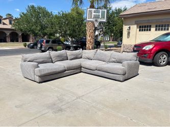 Gray Sectional Couch - Free Delivery