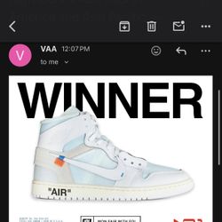 PREORDER - Size 11.5 - Off-White x Air Jordan 1 Retro OG High Alaska